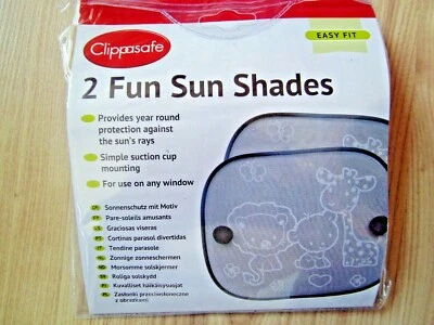 2 Автомобильный автоматический детская задняя боковое окно черная сетка весело солнце оттенков глаз УФ-щит - Изображение 1 из 2