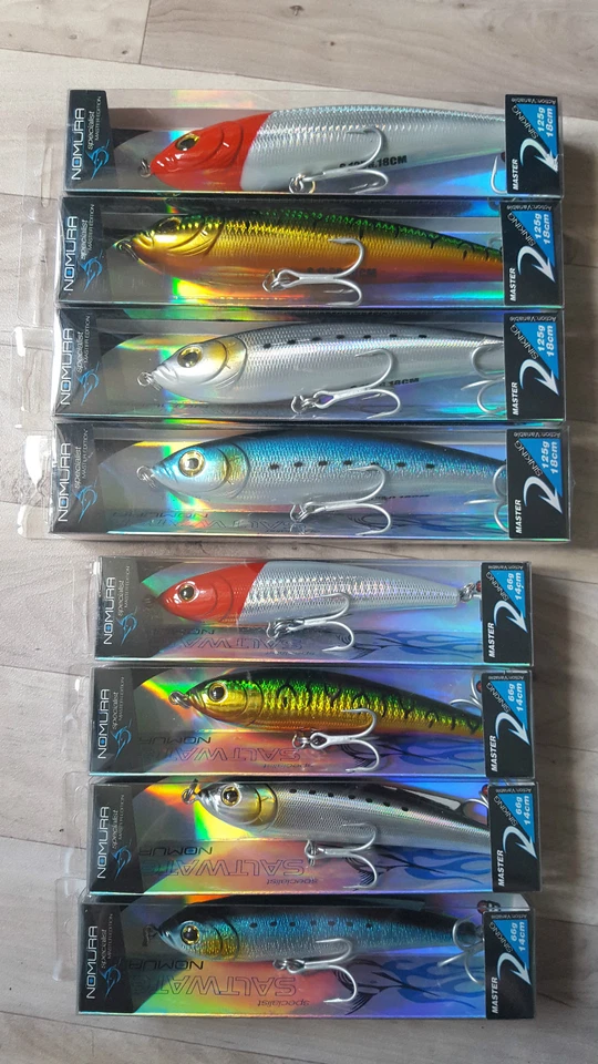 8 X Nomura Japan Jerk 66-125gr.Big Game Jig Marlin Wels Tuna Wahoo Halibut  - Bild 1 von 1