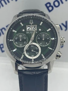 OROLOGIO BULOVA C8771091 USATO COME NUOVO COLL. SUTTON BIG DATE - Foto 1 di 2