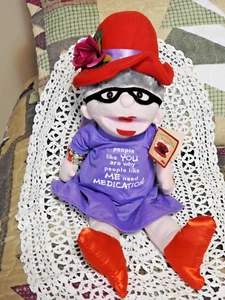 Chantilly Lane Musical Grandma Animated Plush Sings “Don’t Cha” Gram's Crackers - Picture 1 of 15