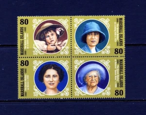 Marshall Island MNH 810 Blk4 Queen Mother TR444 - Bild 1 von 1