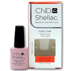 CND Shellac Gel Nail Polish Large Size 15ml-0.5fl.oz Gel Color Fragrant Freesia - Picture 1 of 1