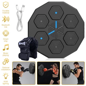 Bluetooth 9 Training Modes Smart Music Boxing Machine with Gloves Wall Mounted - Picture 1 of 23