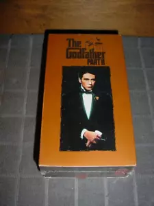 **NEW** THE GODFATHER PARY II 2 VHS SET, 1974 PARAMOUNT AL PACINO - Foto 1 di 3