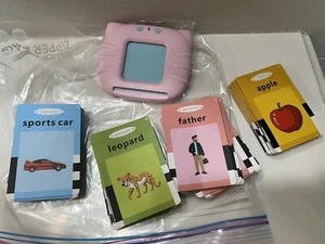 Toddler Toys Talking Flash Cards + Sight Words Pocket Speech for Toddlers Pink - Picture 1 of 1