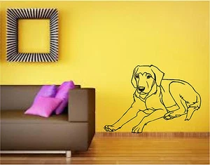 Labrador Retriever Breed Dog Wall Sticker Wall Art Decor Vinyl Decal Murals - Picture 1 of 3