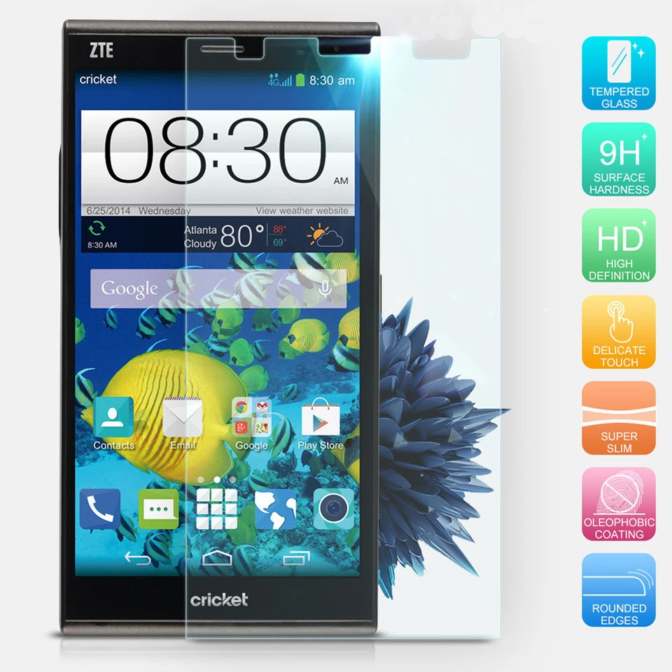 PROTETOR DE TELA DE VIDRO TEMPERADO PREMIUM PARA ZTE Grand X Max Z787 / Max+ Z987 - Imagem 1 de 2