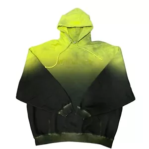 Vetements Limited Edition Logo Print Oversize Hoodie Unisex Neon Gelb - Bild 1 von 11