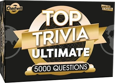 Top Trivia Ultimate Game - 5000 Questions Cheatwell Games Ages 14+ / 2+ Players - Image 1 of 4