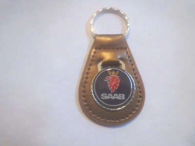 SAAB SONETT 93 95 600 900 9000 9-3 9-5 9-2X 9-5X 9-4X 9-7X 90 KEYCHAIN COPPER - Image 1 of 2