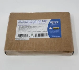 Tripp Lite USB-C Two-Monitor HDMI Laptop/Phone Docking Station, 4K  60 Hz (4:4 - Picture 1 of 4