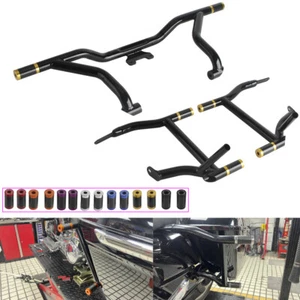 Highway Crash Bar & Saddlebag Guard For Harley Road Glide FLTR Street Glide FLHX - Foto 1 di 37