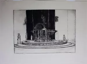 CHESTER LEICHTER — "Brunnen Nationalgalerie" 1959 - Bild 1 von 4