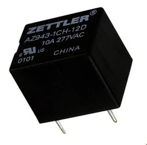 Mini Leistungs Relais AZ943-1CH-5DE Zettler, 1x Wechsler. 277V/AC, 10Amp - Bild 1 von 1
