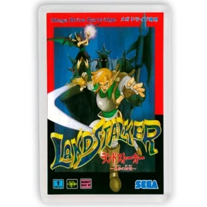 LANDSTALKER JAPON SEGA MEGADRIVE GENESIS FRIDGE MAGNET IMAN NEVERA - Imagen 1 de 3