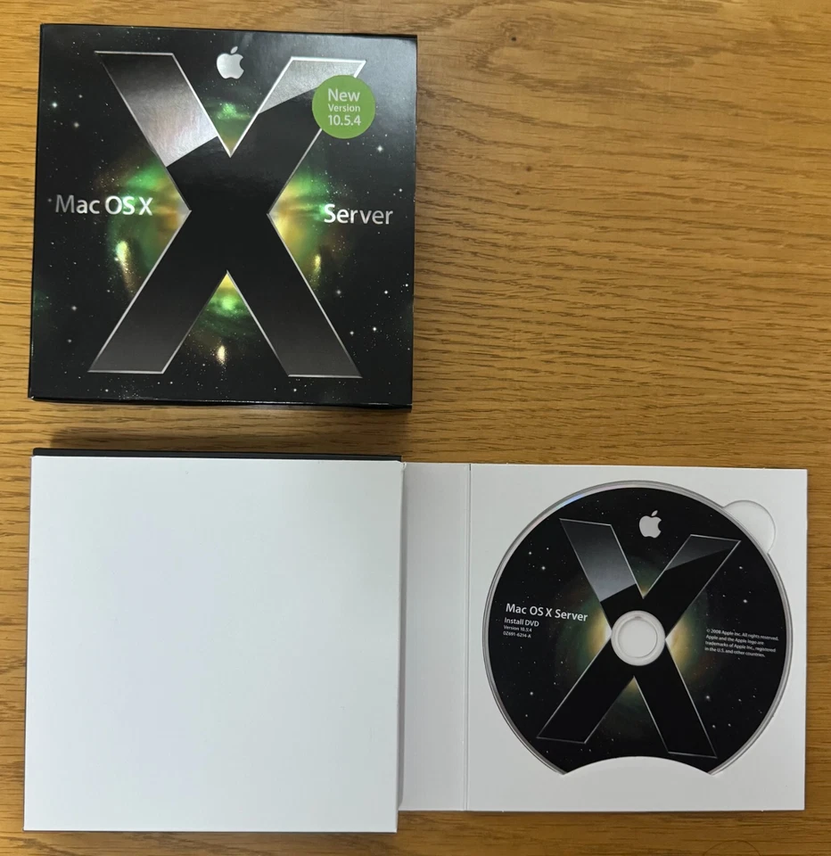 Apple Mac OS X Version 10.5.4 Leopard Server Unlimited-Client License (MB605Z/A) - Image 1 of 1