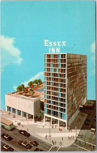 Postkarte Essex Inn Chicago IL unbesendet Werbung Künstler Rendering - Bild 1 von 2