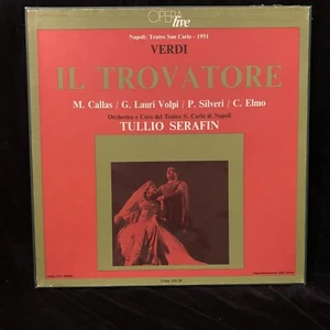 VERDI Il Trovatore - MARIA CALLAS, Lauri Volpi, SERAFIN, Naples 1951 - CETRA 2LP - Picture 1 of 8