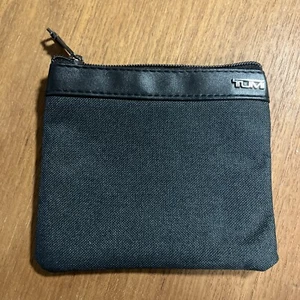 TUMI Mini Amenity Reisetasche schwarz Münzetui Star Alliance Air India 5,5”x5” - Bild 1 von 5