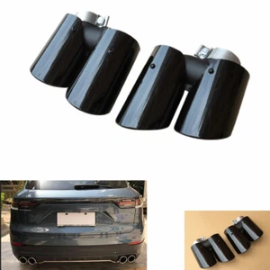 GTS Exhuast Muffler Tips for 2019 Porsche Macan Cayenne Black - Bild 1 von 7