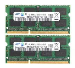 Samsung 8GB 2x 4GB PC3L-12800 DDR3 1600MHz SODIMM Memory for Mac mini Late 2012 - Picture 1 of 6
