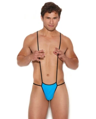 Nuevo HOMBRE Sexy MOMENTOS ELEGENTES Tirantes ESLINGRAS Bolsa TANGA Ropa Interior BREVES Foto 1 de 2