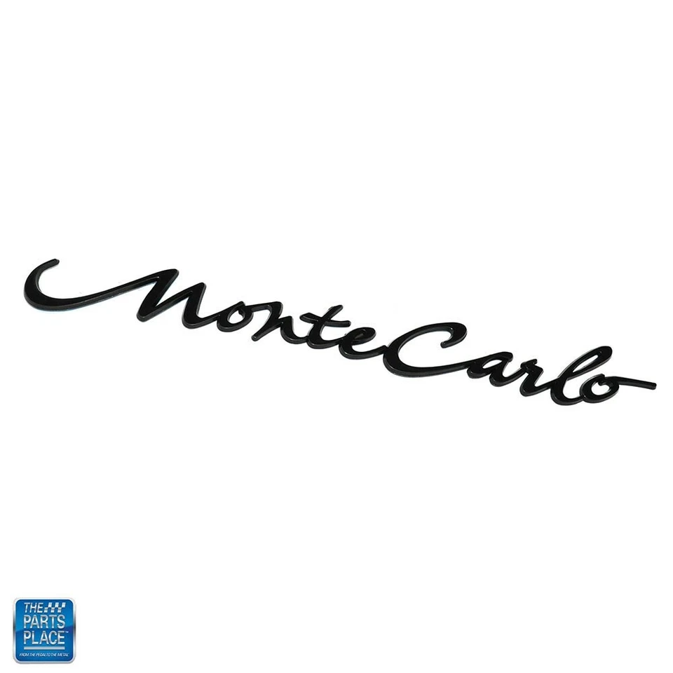 2000-2004 Monte Carlo Quarter Panel Monte Carlo Emblem Black GM 10402605 - Image 1 of 1