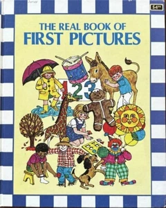 The Real Book of 1st Pictures by Daphne D Hogstrom 1972 Hardcover Rand McNally - Foto 1 di 14