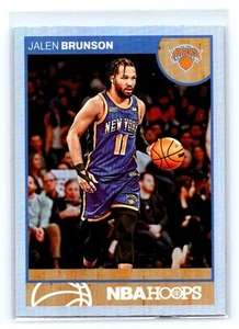2025 NBA Hoops #19 Jalen Brunson Foil NY Knicks - Picture 1 of 2
