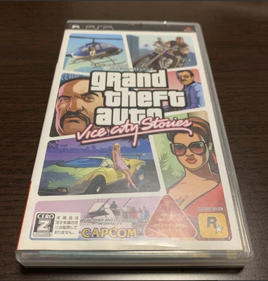 Grand Theft Auto Vice City Stories PSP PlayStation Portable Capcom w/Case JP - Image 1 of 3