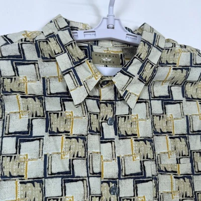 Vintage Natural Issue 2XL Hawaiian Short Sleeve Button Up Shirt All Over Print - Image 1 of 4