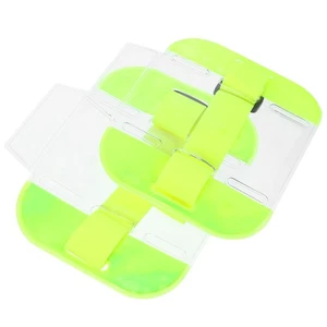 2Pcs Arm Badge Holders Armband ID Cards Holders Badge Protective Covers Worker A - Picture 1 of 10