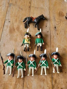 Playmobil vintage cappotto verde napoleonico soldato capitano guardie esercito pacchetto RARO - Foto 1 di 4