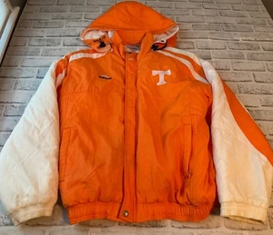 Vintage Tennessee Volunteers Adidas Large Tall Puffer Jacket with Hood - Picture 1 of 11