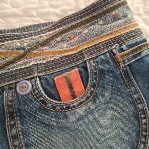 CAROL ANDERSON FOR CABI 8 DENIM JEANSROCK Boho A Linie Grunge Hippie Cottagecore - Bild 1 von 11