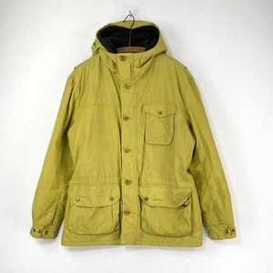 Chaqueta Barbour SMU Stratus Para Hombre Grande Amarillo Mostaza Utilitario Abrigo de Motocicleta - Imagen 1 de 17