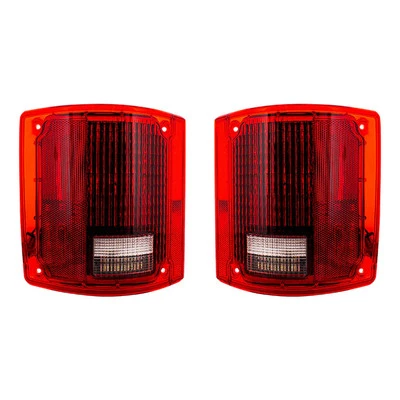 Chevy/GMC 1973-1991: Juego de luces traseras LED (rojo sin moldura) - Par Foto 1 de 4