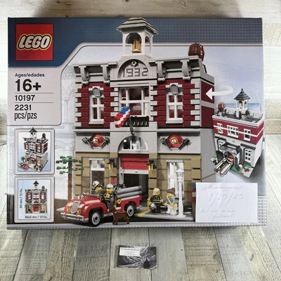 LEGO 10197 Creator Fire Brigade/ Modular Building/ Retired Set/ Factory Sealed - Image 1 of 4