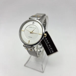 Anne Klein Genuine Diamond Collection Quartz Ladies Watch AK1427 NWT New Battery - Picture 1 of 15