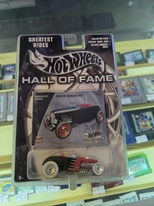 Hot Wheels Hall of Fame Deuce Roadster Greatest Rides Black With Red Rim 2002 - Picture 1 of 11