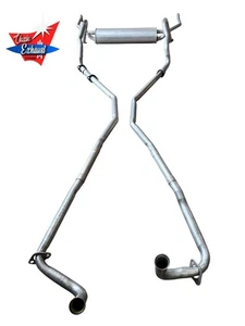 1962-1964 BUICK ELECTRA & 225 DUAL EXHAUST SYSTEM WITHOUT RESONATORS, ALUMINIZED - Picture 1 of 4