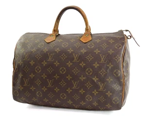 Authentic LOUIS VUITTON Speedy 35 Monogram Boston Hand Bag Purse #61437 - Picture 1 of 19