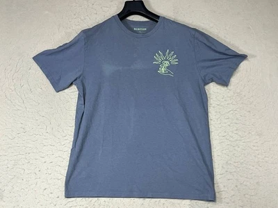 Camisa Burton Snowboard Logo Manga Corta Talla L Azul Gris Camiseta Ver Todas las Fotos Foto 1 de 4
