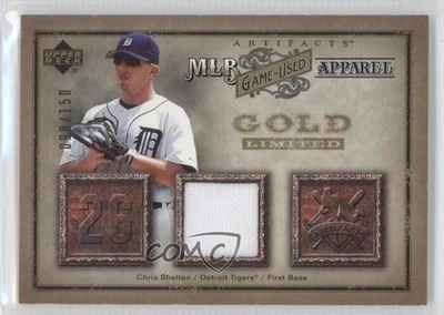 2006 Upper Deck Artifacts MLB Apparel Gold /150 Chris Shelton #MLB-SH - Image 1 of 2