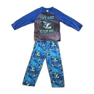 The Children's Place Try And Stop Me Pajama Set Boys Size 5/6 - Picture 1 of 7