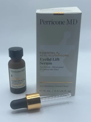 Suero de elevación de párpados Perricone MD Essential Fx acil-glutatión 15 ml 0,5 fl oz NUEVO Foto 1 de 2