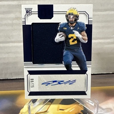 2024 National Treasures  Blake Corum RC Patch #RSS-BCM  Michigan Auto /75 - Image 1 of 2