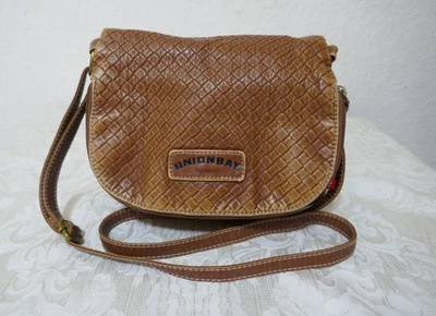 Union Bay Brown Soft Faux Leather Crossbody Shoulderbag 10" x 8" in - Image 1 of 4