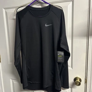 Nike Training Division Therma-FIT ADV Long-Sleeve Shirt XL Charcoal - Picture 1 of 6