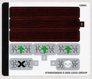 LEGO STICKER SHEET 71717 JOURNEY TO SKULL DUNGEONS from set New & Genuine - Picture 1 of 1